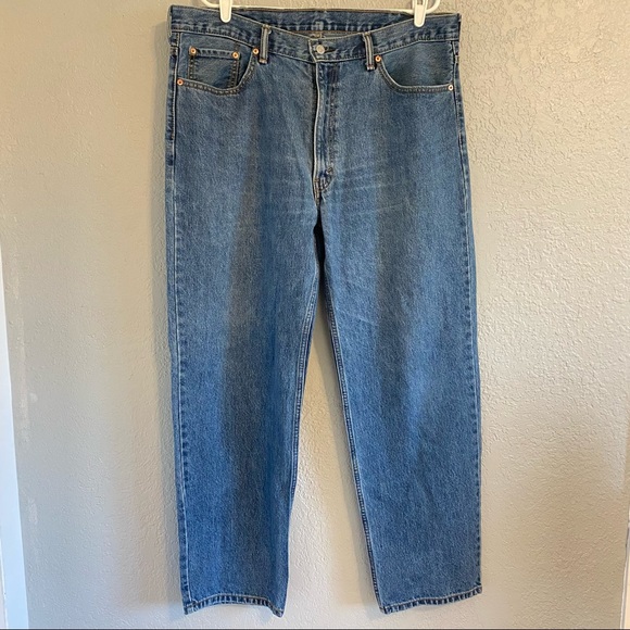 Levi's Other - LEVIS DARK WASH MENS WIDE LEG JEANS